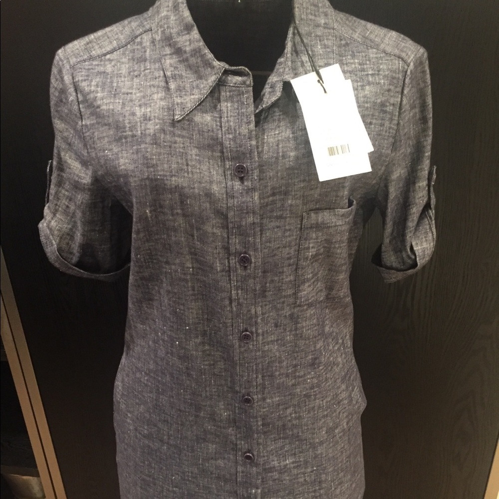 Brand new Theory Maxine denim dress-Retail $325